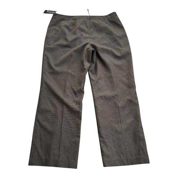 Evan Picone Pants Women’s Size 18 Straight Leg Brown Slacks - Picture 2 of 8